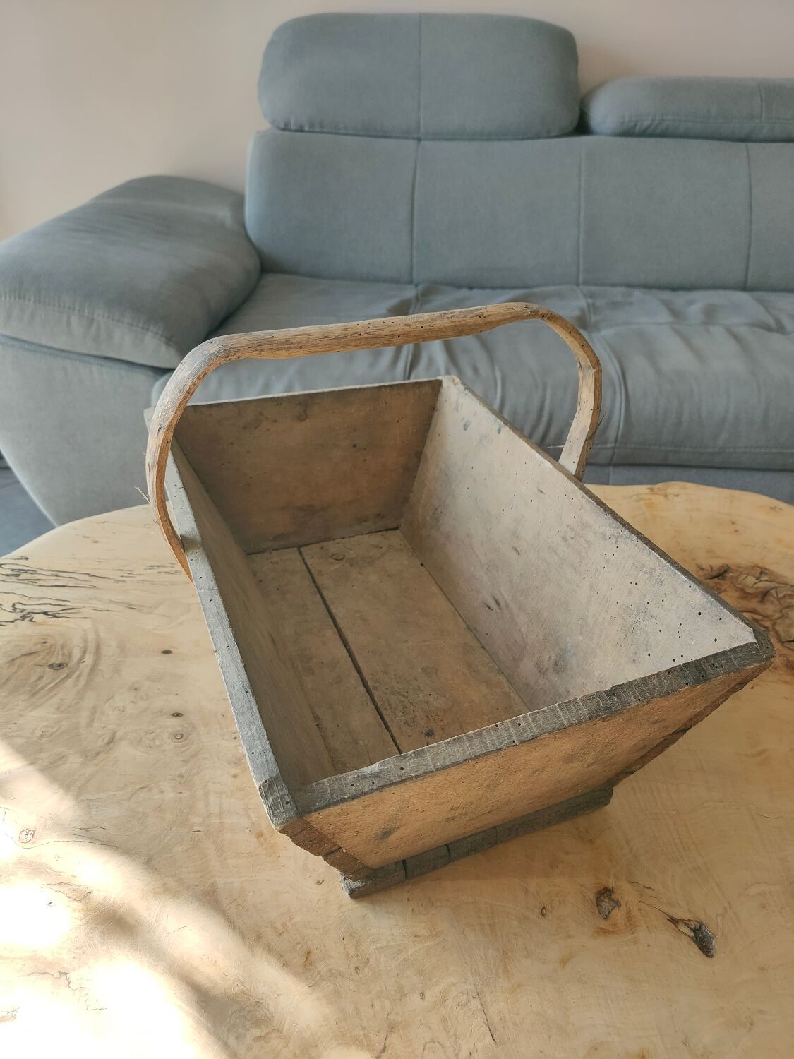 Old wooden basket