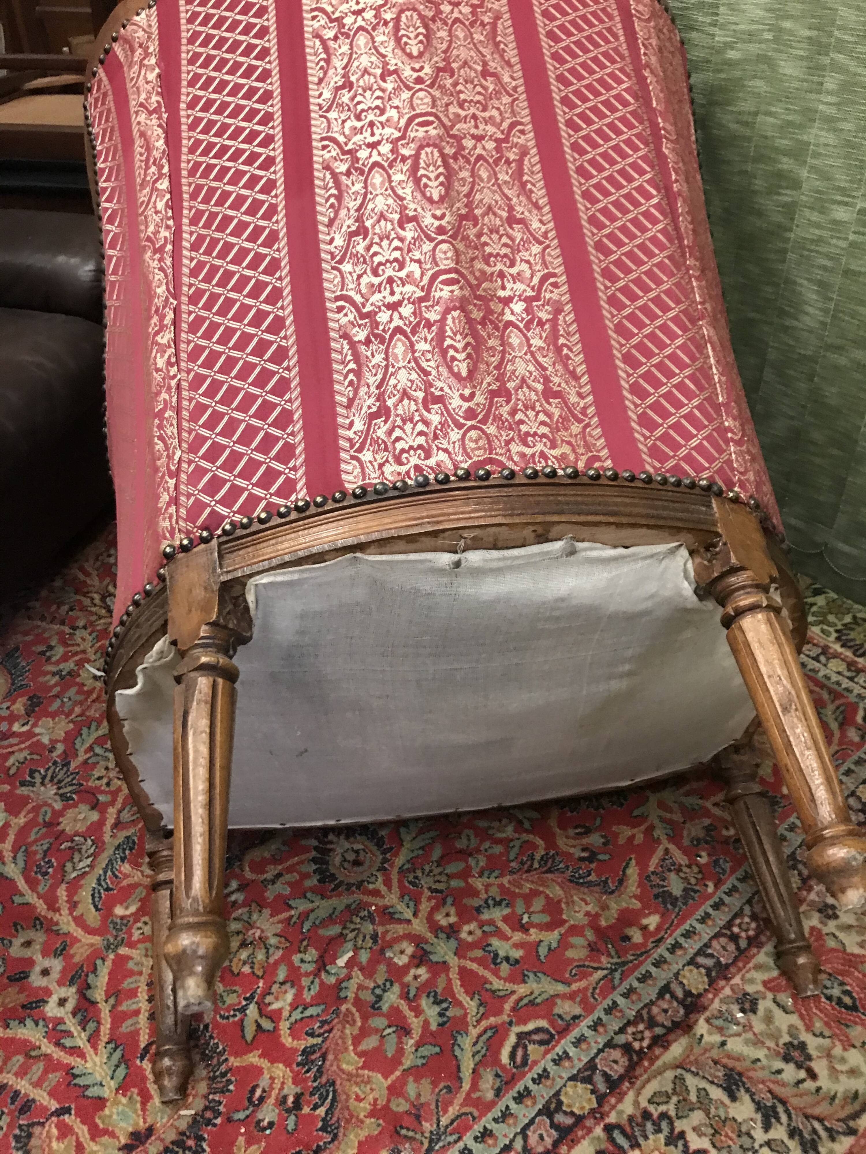 Louis XVI-style leather watch