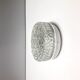 Vintage ceiling light / wall light - Molded glass - diamond tips - 1970s