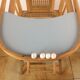 Chaise haute cannage