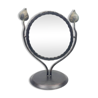 Hand Forged Iron Tabletop Vanity Mirror (55cm)