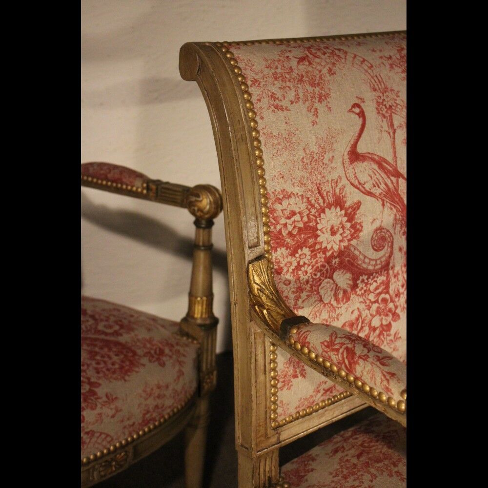 Lot de 4 chaises directoire