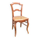 Chaise cannelée ancienne
