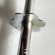 Long vintage chrome metal sugar tongs