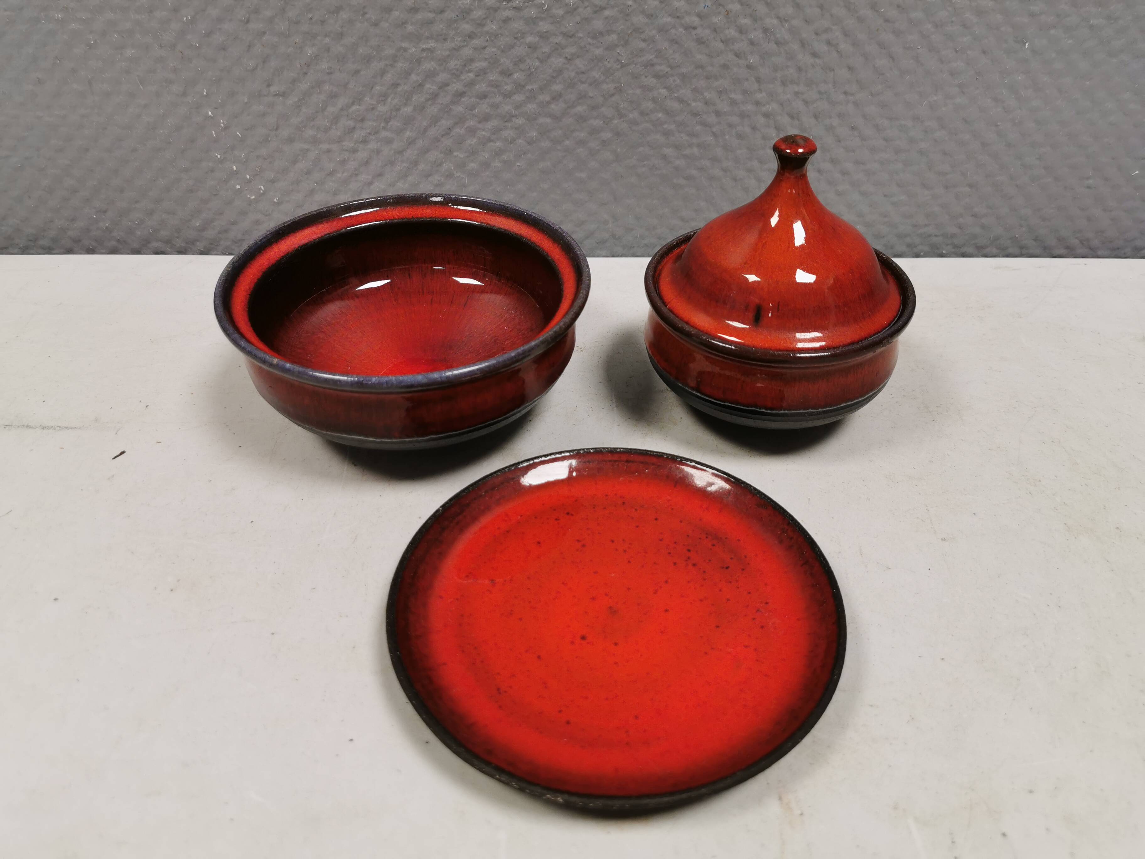 A lovely ceramic LOT from Danish Ditlev ceramics from the 1980s.