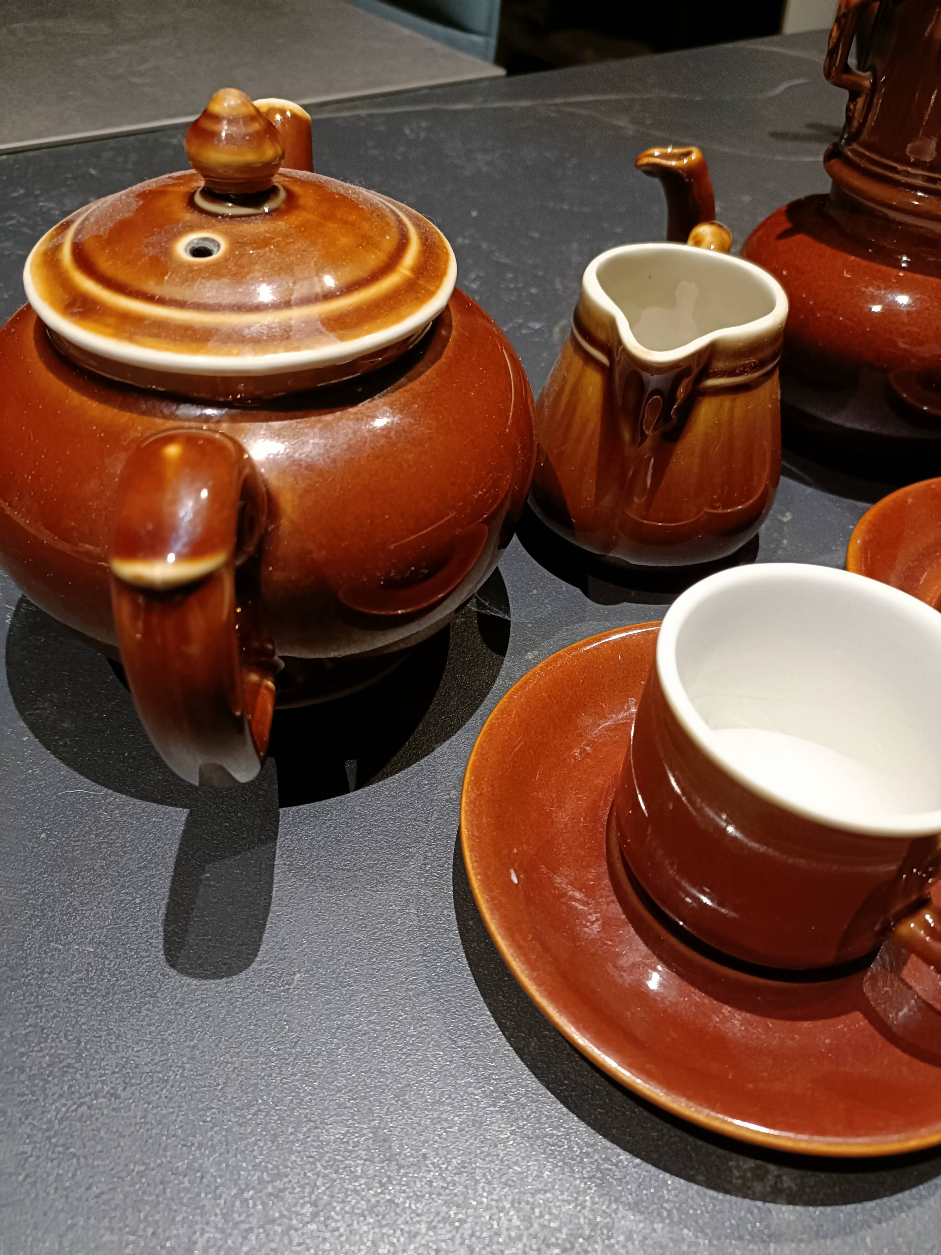 Vintage bistro breakfast set