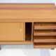 Pair of modern wooden credenzas from the mid-20th century by Christian Hvidt.