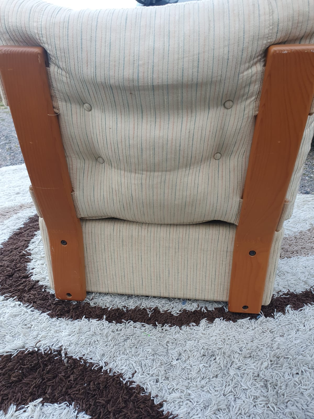 Vintage 70s fireside chair