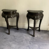 Set of 2 small Japanese consoles