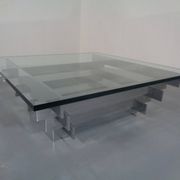 Sculptural Chrome Coffee Table by David Hicks, Italy, 1960s