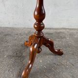 Marquetry pedestal table
