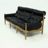 Scandinavian Three Seater Sofa by Eric Merthen for Ire Möbler 1960s