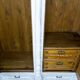 Solid pine 2-door armoire, ca. 1920s