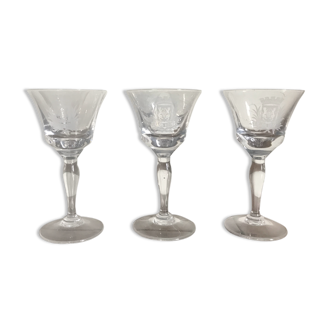 Lot of 6 glasses in Vouvray