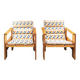 Poltroncina in legno di faggio Crate 1  by Gerrit Thomas Rietveld, 1980s