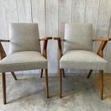 Pair of vintage armchairs