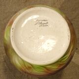 Pitcher pitcher jug slip Saint Clément heron relief decoration