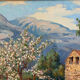 Oil on panel "Old farmhouse", High Vallespir, Provence