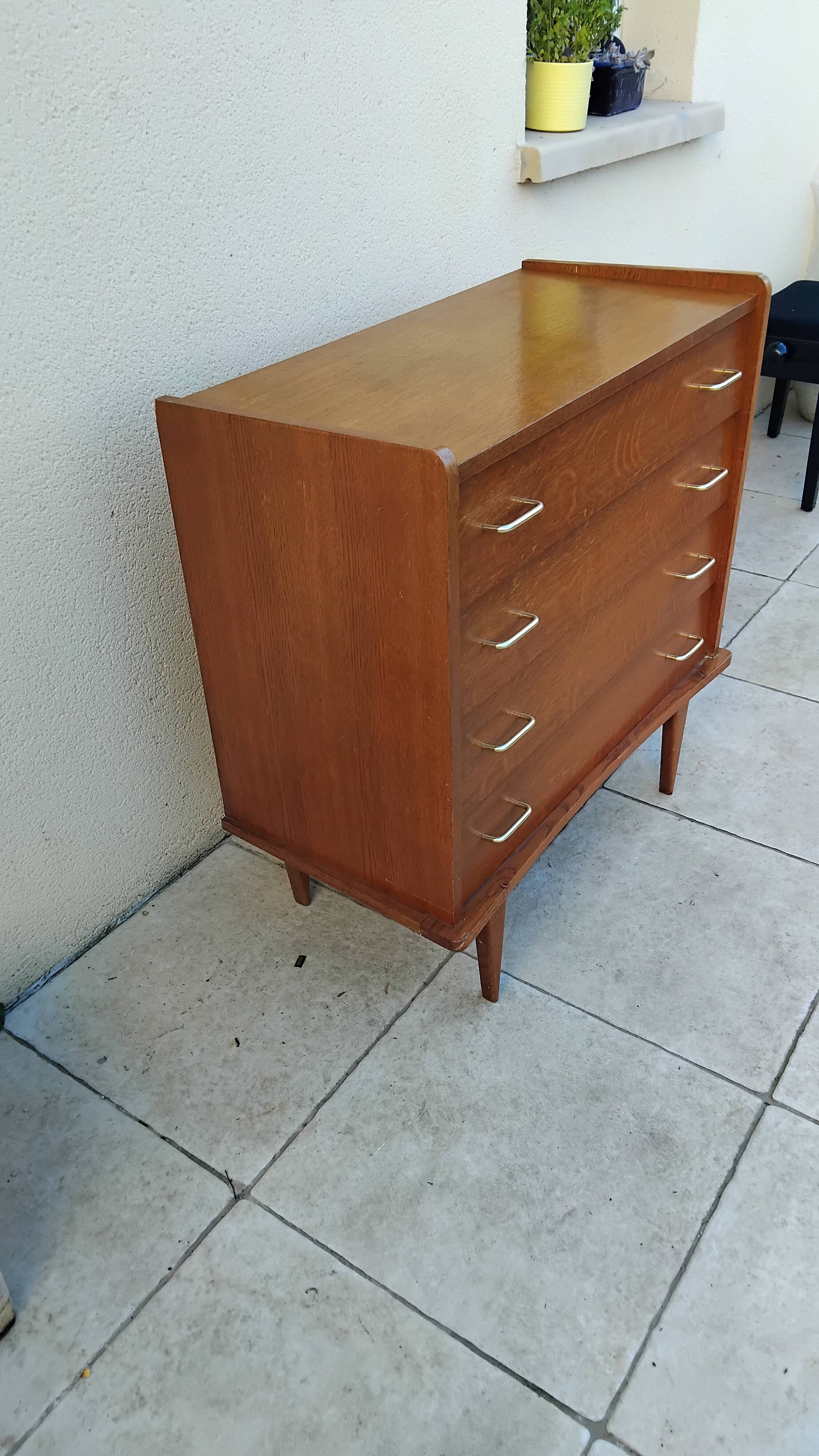 Vintage chest of drawers from the 50s and 60s