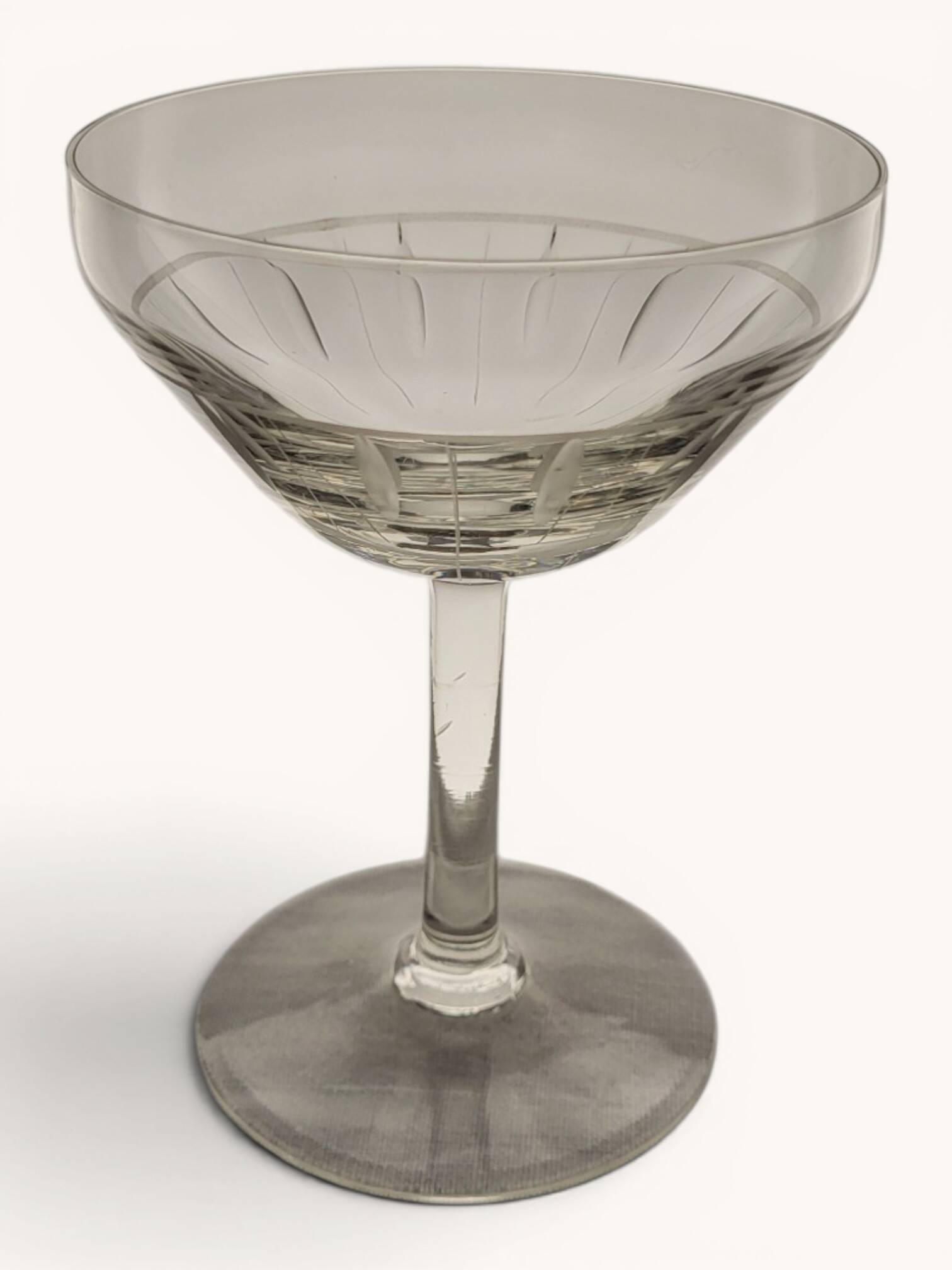 6 coupes à champagne Art déco
