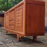 Brutalist oak sideboard year 40