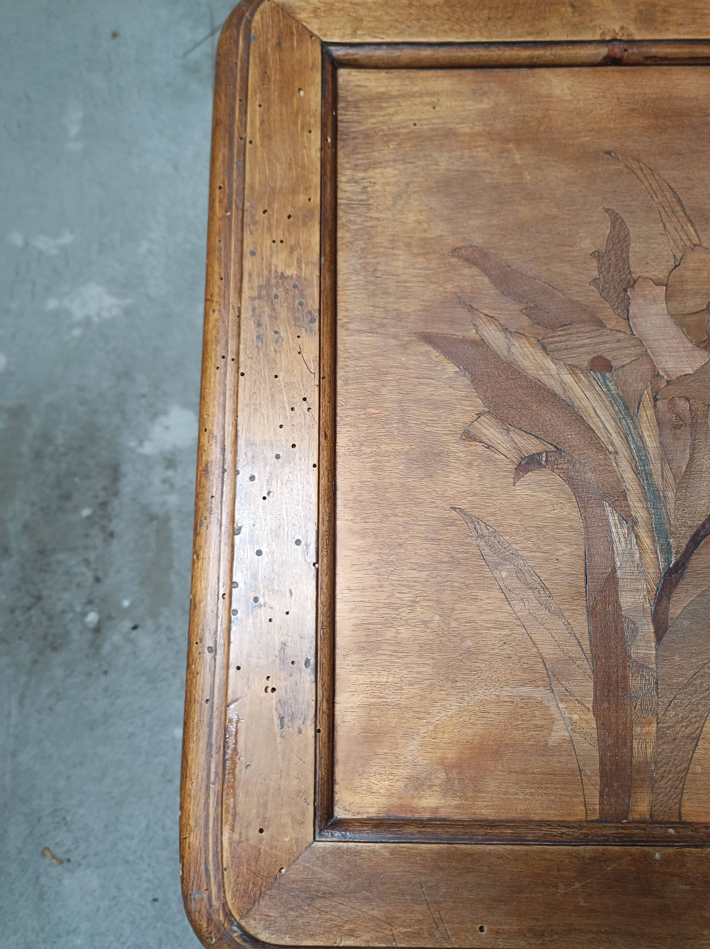 Art Nouveau style revolving bookcase