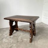 50s Brutalist Oak Coffee Table