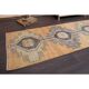 Vintage Turkish Oushak Handmade Wool Runner 89x344