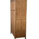 Parisian wardrobe, art deco raw wood wardrobe, 1930