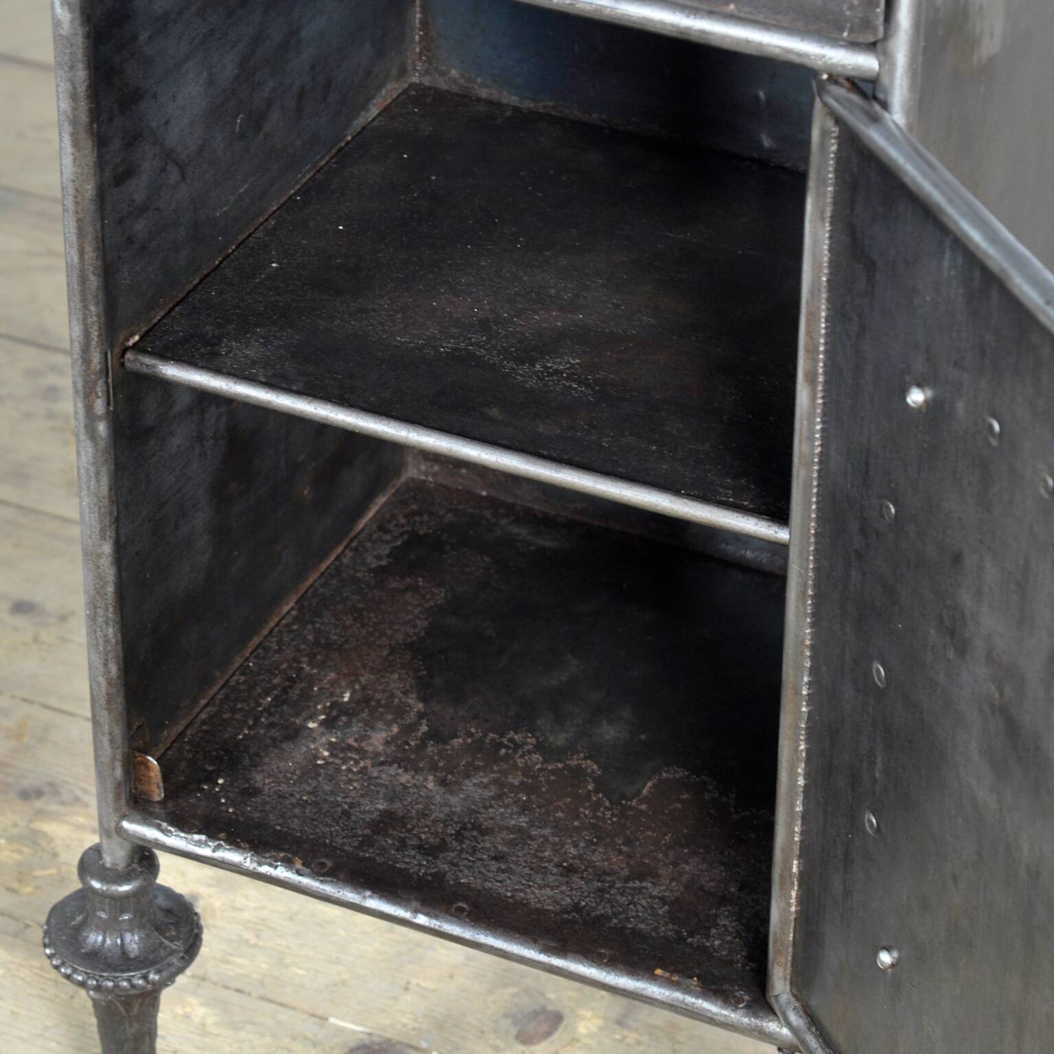 Iron nightstand, 1910s