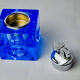 Ice lighter by Antonio Imperatore, blue murano glass, Italy, 1970