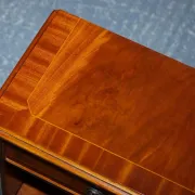 Vintage Georgian Style Walnut Bedside Tables, Set of 2