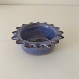 Handcrafted blue earthenware pocket emptier