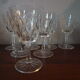 Set of 6 vintage diamond glasses