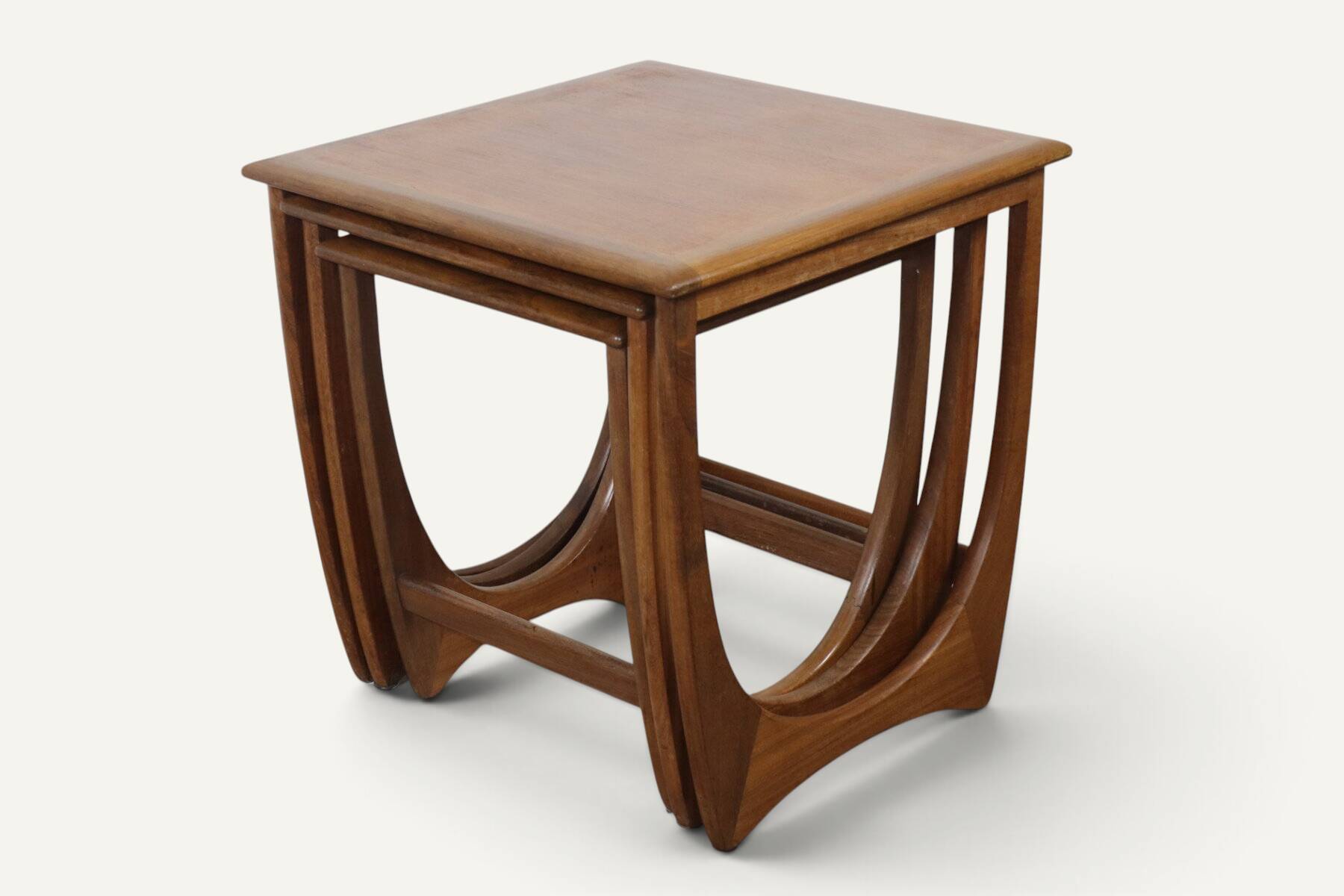 G-Plan teak nesting tables, 1960s.