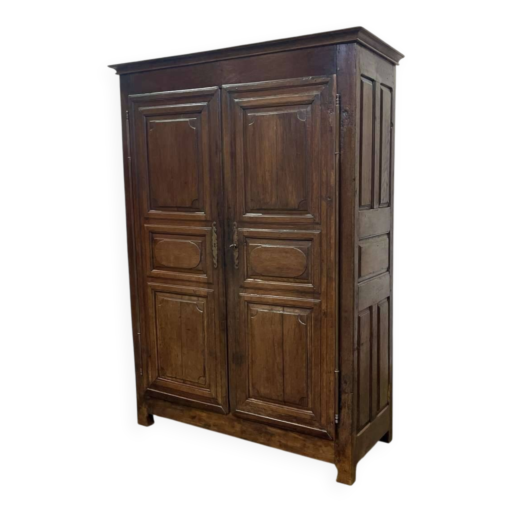 19th century rustic oak wardrobe