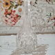 Carafe, vase, vintage soliflore cut glass