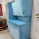 Buffet formica vintage blue 60s