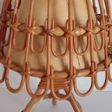Bamboo bedside lamp