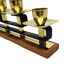 Avy four-armed candlestick new look mid-cent
