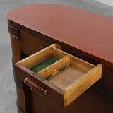 Monumental Art Deco Counter Attributed to De Coene, Belgium 1920s