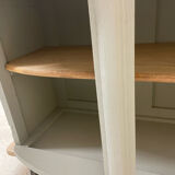 Art Deco console in oak