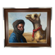 Orientalist painting, Tuareg signed Nestor Rufino