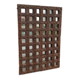 Original wooden mirror with braces
