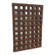 Original wooden mirror with braces