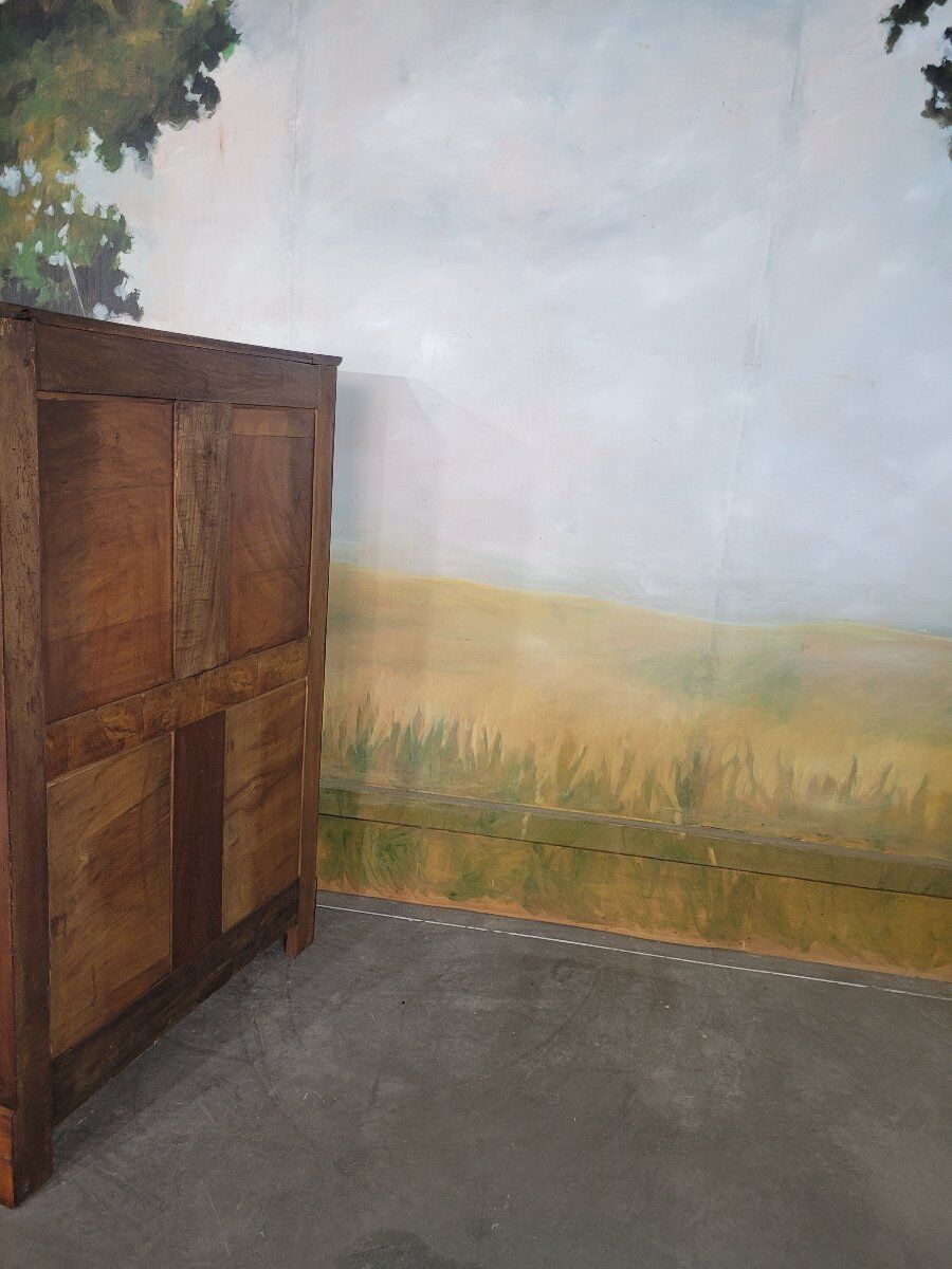 Small Empire library in cherry wood.