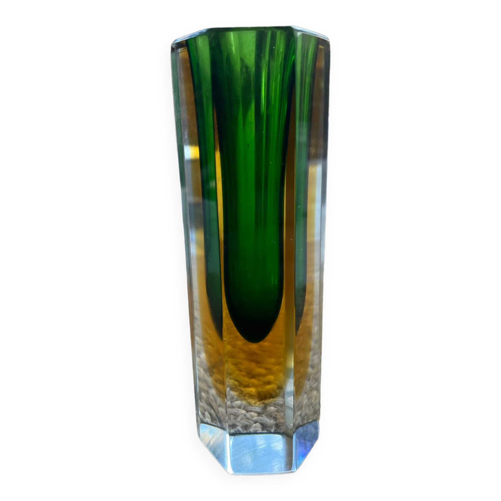 Soliflore vase in Murano glass paste
