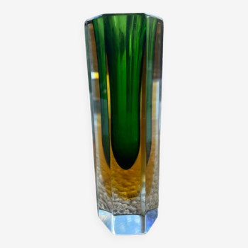 Vase soliflore en pâte de verre Murano