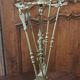 Bronze fireplace set