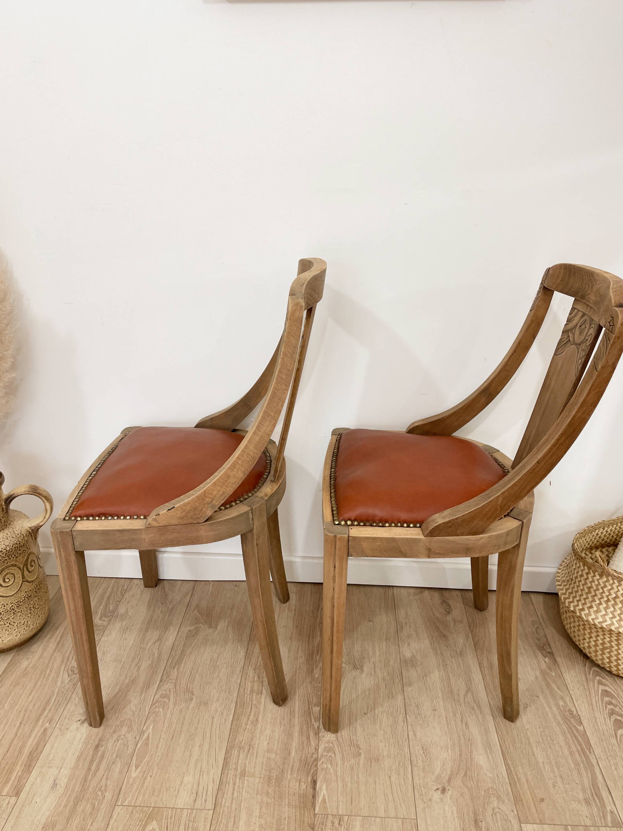 Set of 2 Art Deco Chairs